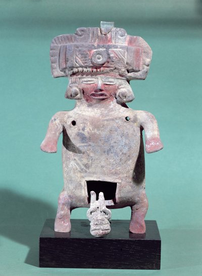 Estatuilla de una mujer dando a luz de Pre Columbian